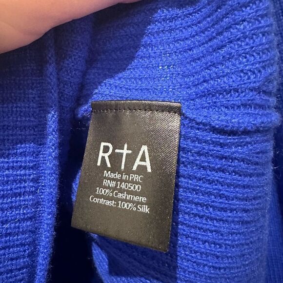 RtA Millie Cashmere Silk Scarf Sweater - Picture 7 of 7